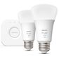 Philips Hue A19 75W LED Starter Kit in White, , large