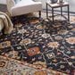 Feizy Carrington 5"6" x 8"6" Charcoal and Light Blue Area Rug, , large