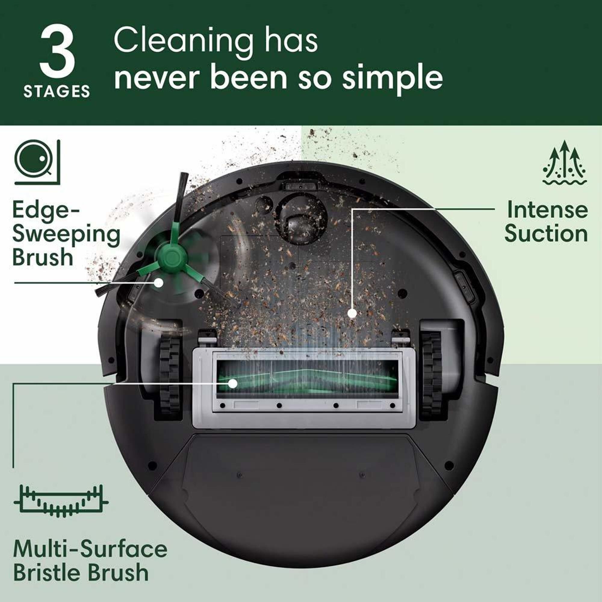 iRobot Roomba Plus 105 Vac Robot Vacuum in Black