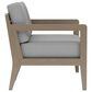 Homestyles Sustain 4-Piece Patio Conversation Set with Loveseat in Stain Brown, , large