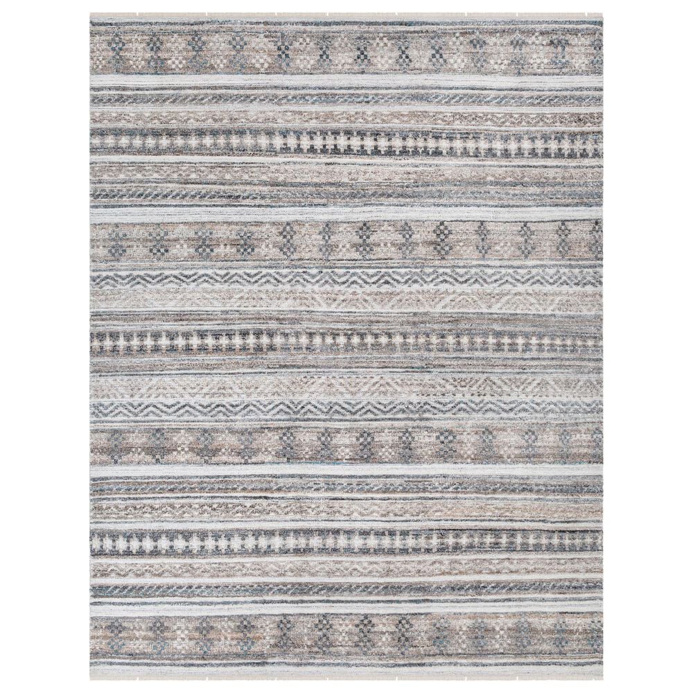 Surya Pompei Brown, Off-White, Light Gray, Black, Dark Blue and Charcoal 10&#39; x 14&#39; Area Rug, , large