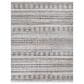 Surya Pompei Brown, Off-White, Light Gray, Black, Dark Blue and Charcoal 10" x 14" Area Rug, , large