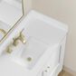 37B Claudine 36" Single Bathroom Vanity in Bright White with Glossy White Composite Stone Top and Backsplash, , large
