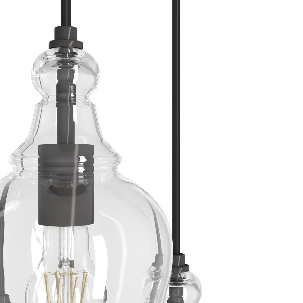 Hunter Maple Park 14&quot; 3-Light Cluster in Noble Bronze, , large