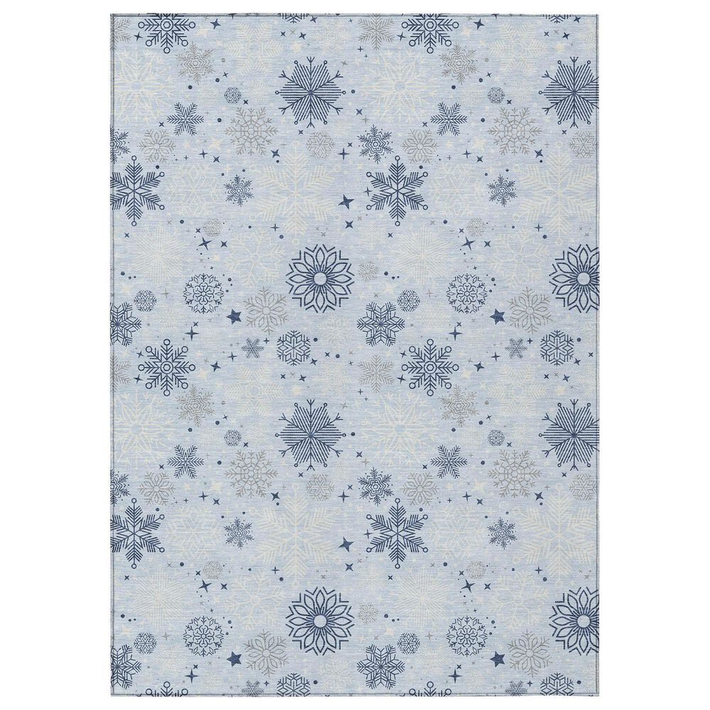Dalyn Rug Company Wonderland WN31 5" x 7"6" Sky Indoor/Outdoor Area Rug, , large