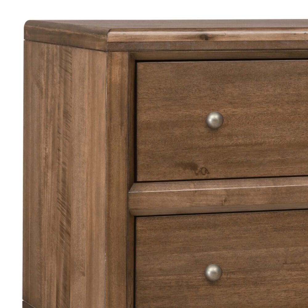 Urban Home Langley Queen Upholstered Panel Bed with Two Nightstands in Autumn Forest, , large