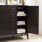 Riva Ridge Sutton 5-Drawer Door Chest in French Roast, , large