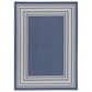 Nourison Horizon HOZ03 Navy 6" x 9" Indoor/Outdoor Area Rug, , large