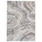 Jaipur Ferris Gatlin White Pepper and Cloud Dancer 5" x 7"6" Area Rug, , large