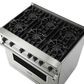 Viking Range 5 Series 5.1 Cu. Ft. Freestanding Liquid Propane Gas Range in Stainless Steel, , large