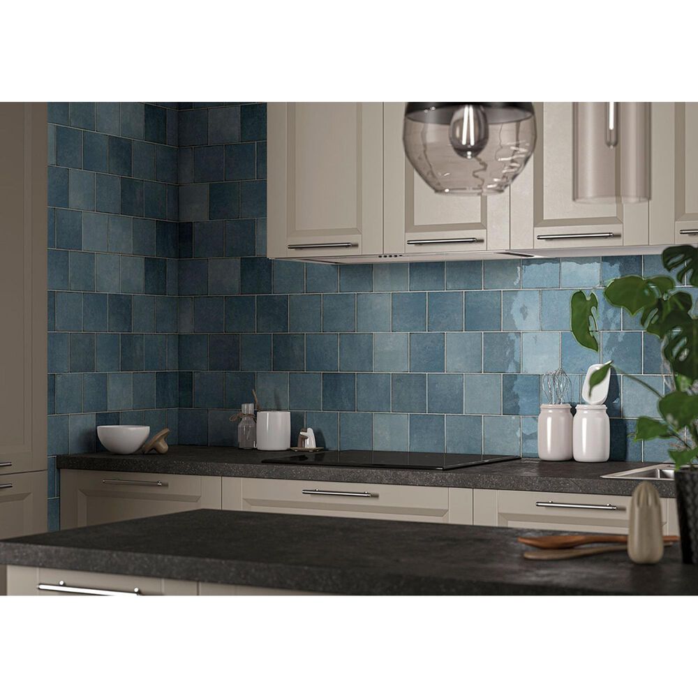 MS International Renzo Denim 5&quot; x 5&quot; Ceramic Tile, , large