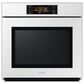 Samsung Bespoke 2-Piece Kitchen Package with White Bespoke 30" Single Wall Oven and Black 30" Induction Cooktop, , large