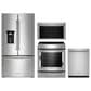 KitchenAid 4pc Kitchen Package with Refrigerator, Range, Microwave, and Dishwasher in Stainless Steel, , large