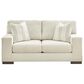 Ashley Maggie Stationary Loveseat in Birch, , large