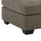 Ashley Mahoney Oversized Accent Ottoman in Chocolate, , large