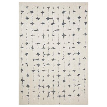 Loloi II Hagen 3"7" x 5"7" White and Navy Area Rug, , large