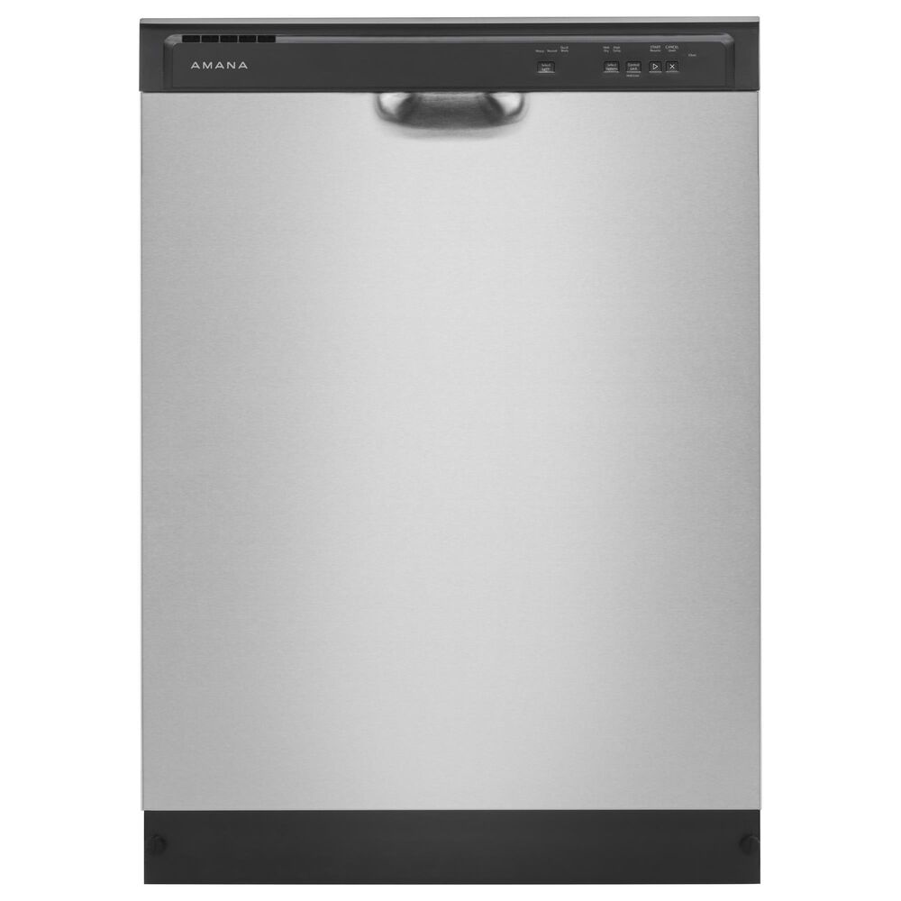 Amana 24" Built-In Dishwasher with Midnight Interior in Stainless Steel, , large