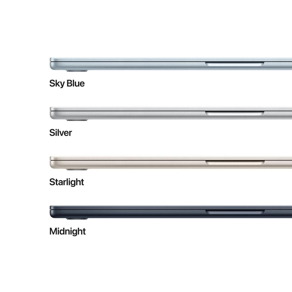 Apple MacBook Air 15-inch Laptop M4 chip - 10 Core CPU - 10 Core GPU - 16GB Memory - 256GB SSD - Sky Blue &#40;Latest Model&#41;, , large