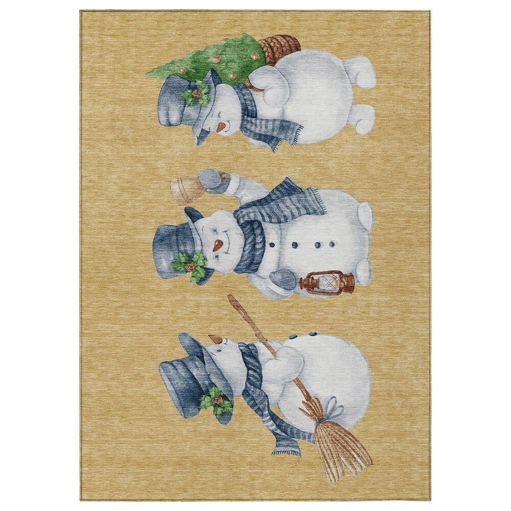 Dalyn Rug Company Wonderland WN34 Gold 3&#39; x 5&#39; Area Rug, , large