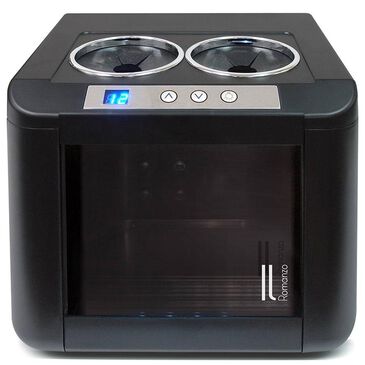 Vinotemp 12 Inch Wide 2 Bottle Capacity Free Standing Wine Cooler with Thermoelectric Technology in Black, , large