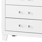 Global Furniture USA Luccia 6-Drawer Dresser and Mirror in White, , large