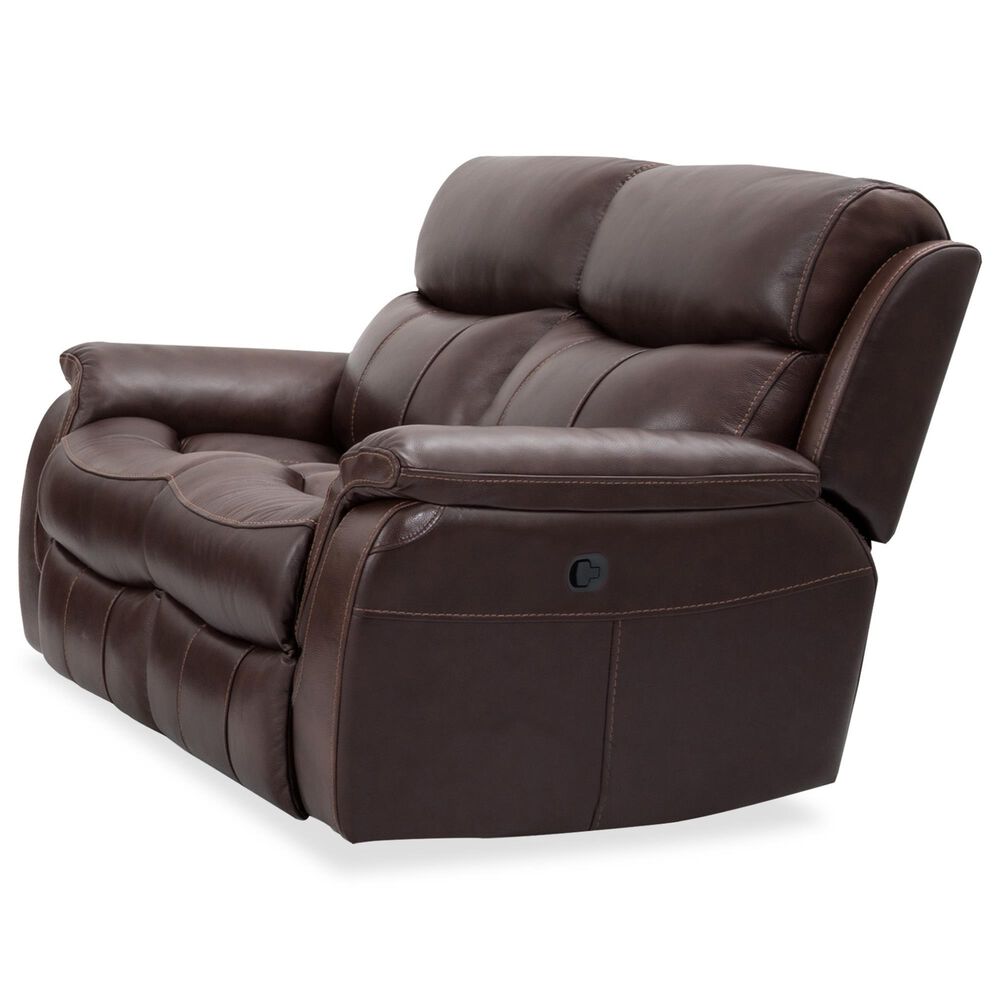 Oxford Furniture Manual Reclining Loveseat in Brazil Cocoa, , large