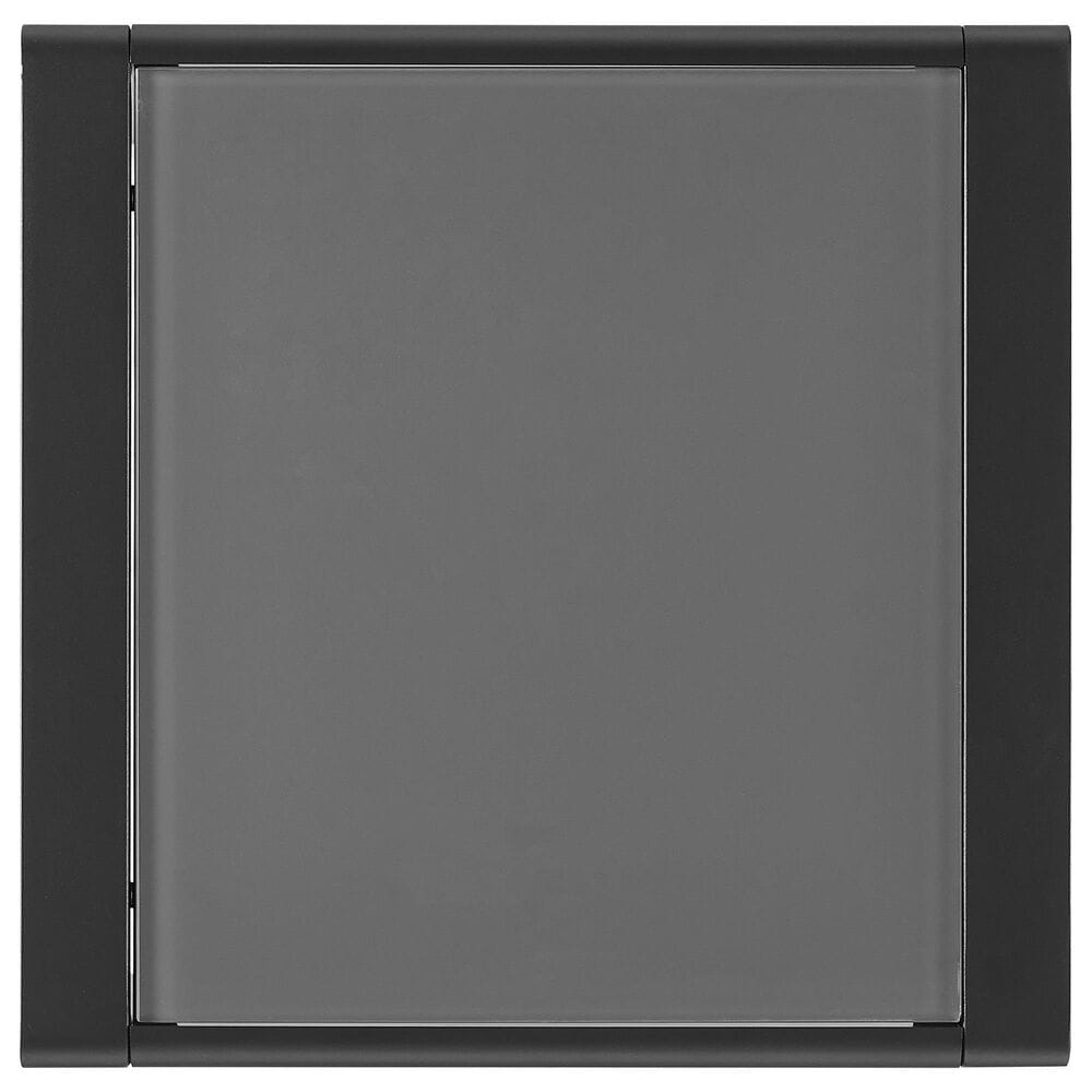 Linon Home Decor Karah Patio Side Table in Black, , large