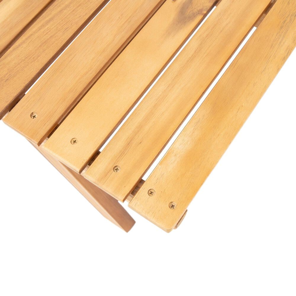 Hearth and Haven Sedona Rectangular Patio Coffee Table in Teak, , large