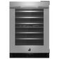 JennAir RISE 24" Right Swing Built-In Under Counter Wine Cellar in Stainless Steel, , large