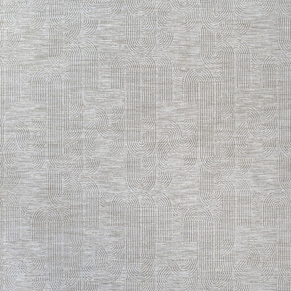 Surya Masterpiece MPC-2311 Medium Gray, Light Gray and Cream 2&#39;7&quot; x 7&#39;3&quot; Runner, , large