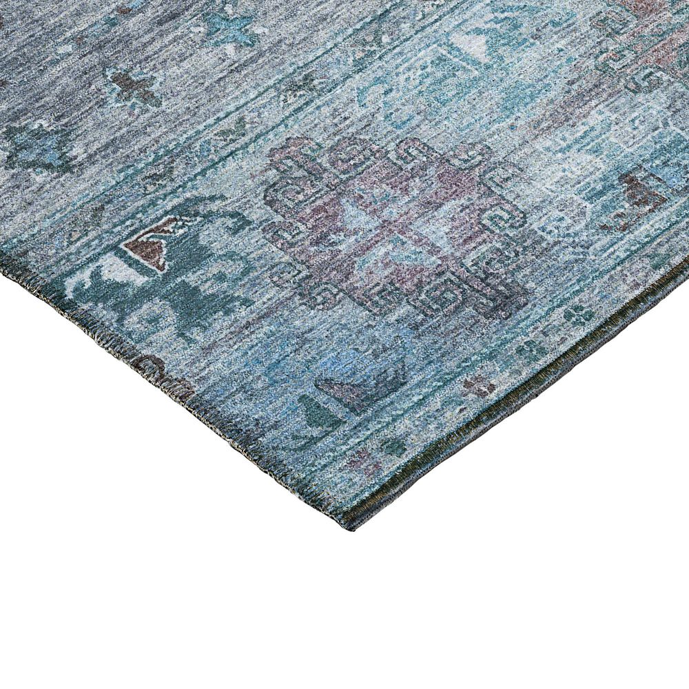 Dalyn Rug Company Karaj KJ5 3&#39; x 5&#39; Blue Indoor/Outdoor Area Rug, , large