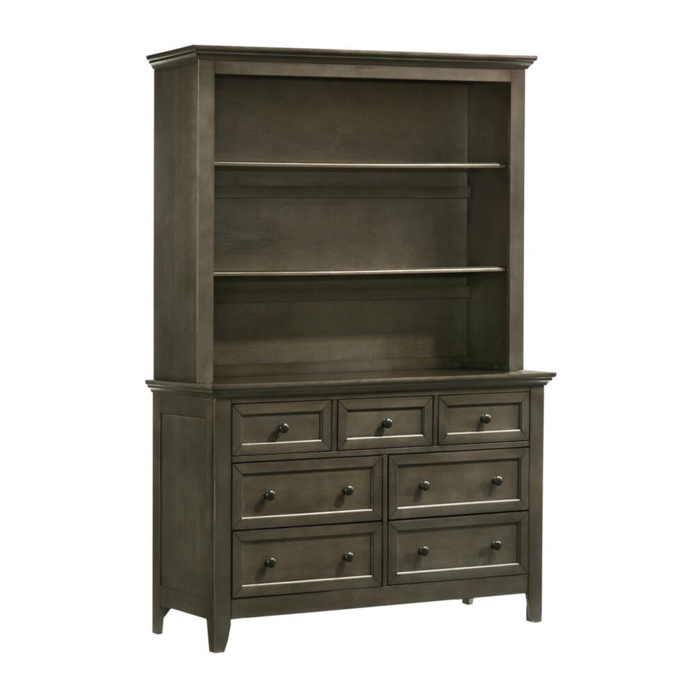 Hawthorne Furniture San Mateo Bookcase in Gray, , large