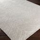 Surya Gavic 4" x 6" Light Slate, Light Beige and Black Area Rug, , large