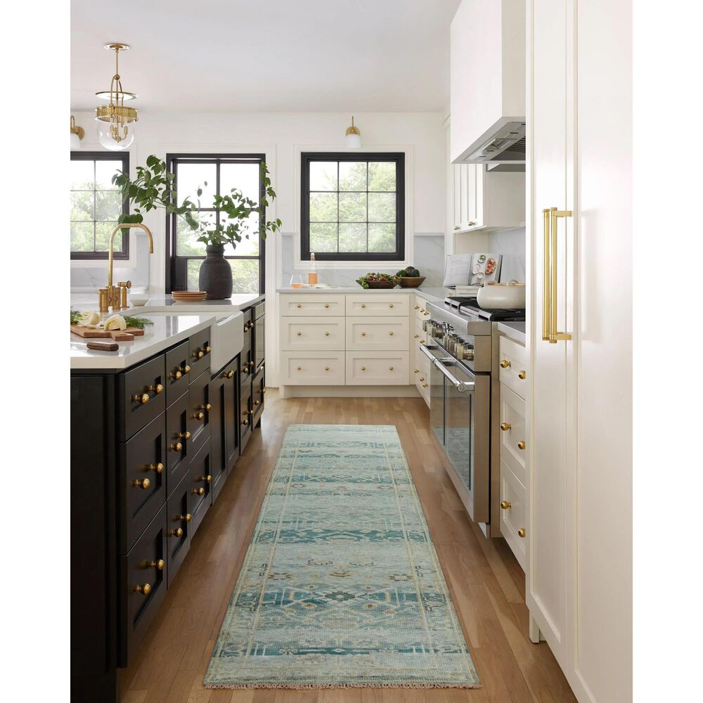 Loloi Dominic 2"6" x 14" Sky and Natural Runner, , large