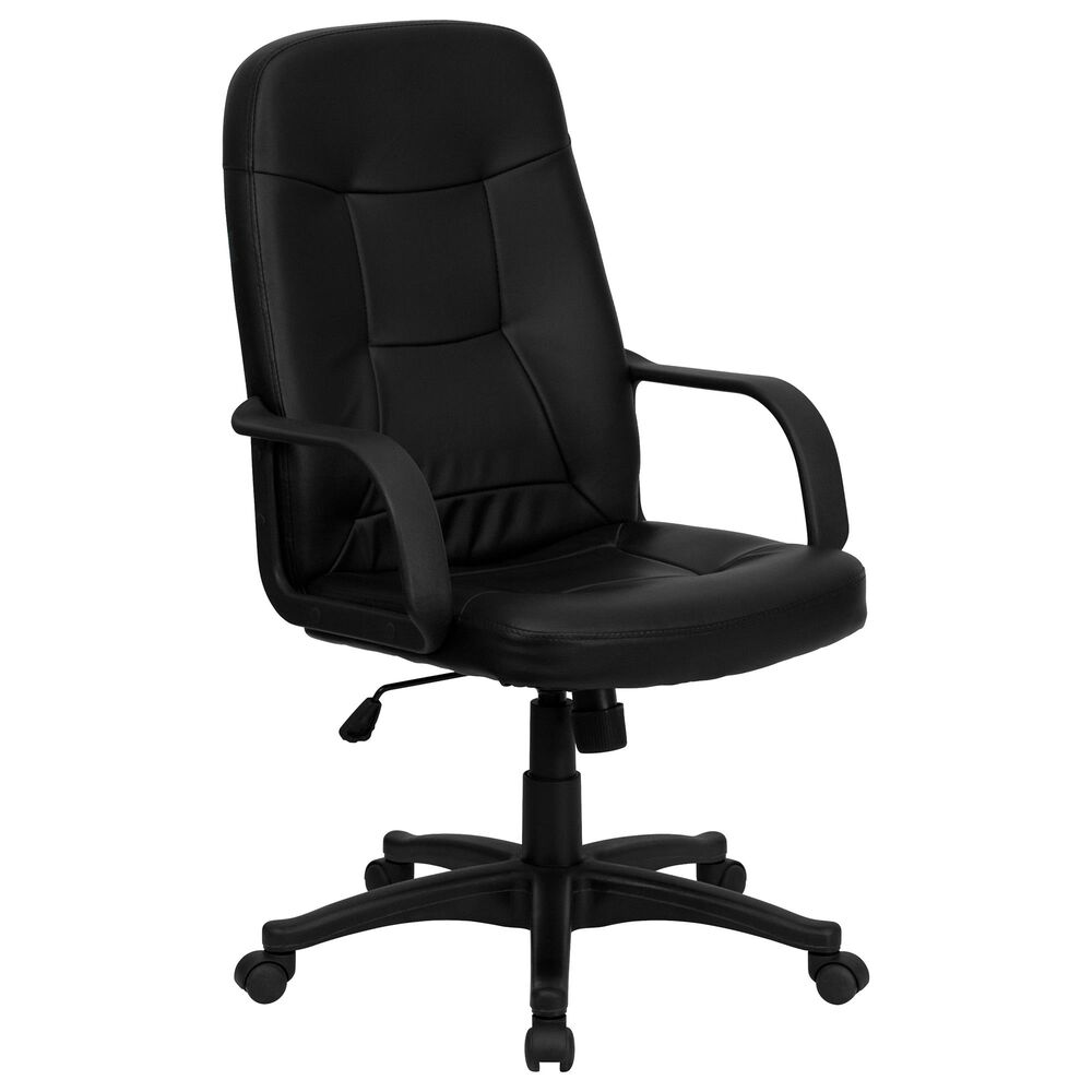 Flash Furniture Executive Swivel Chair in Black, , large