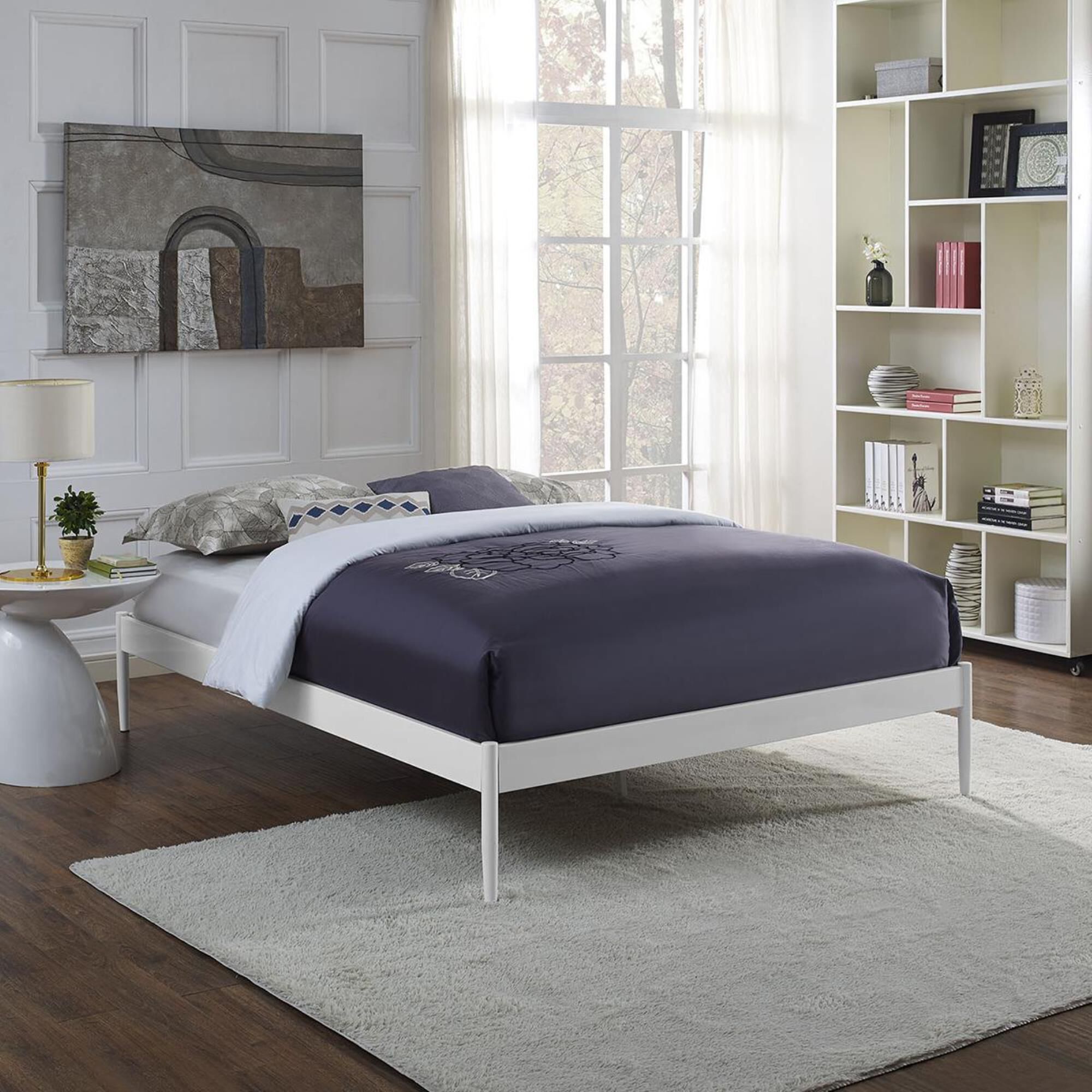 Modway Elsie Full Bed Frame in White NFM