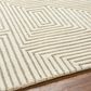 Surya Brook 2" x 3" Beige and Medium Gray Area Rug, , large