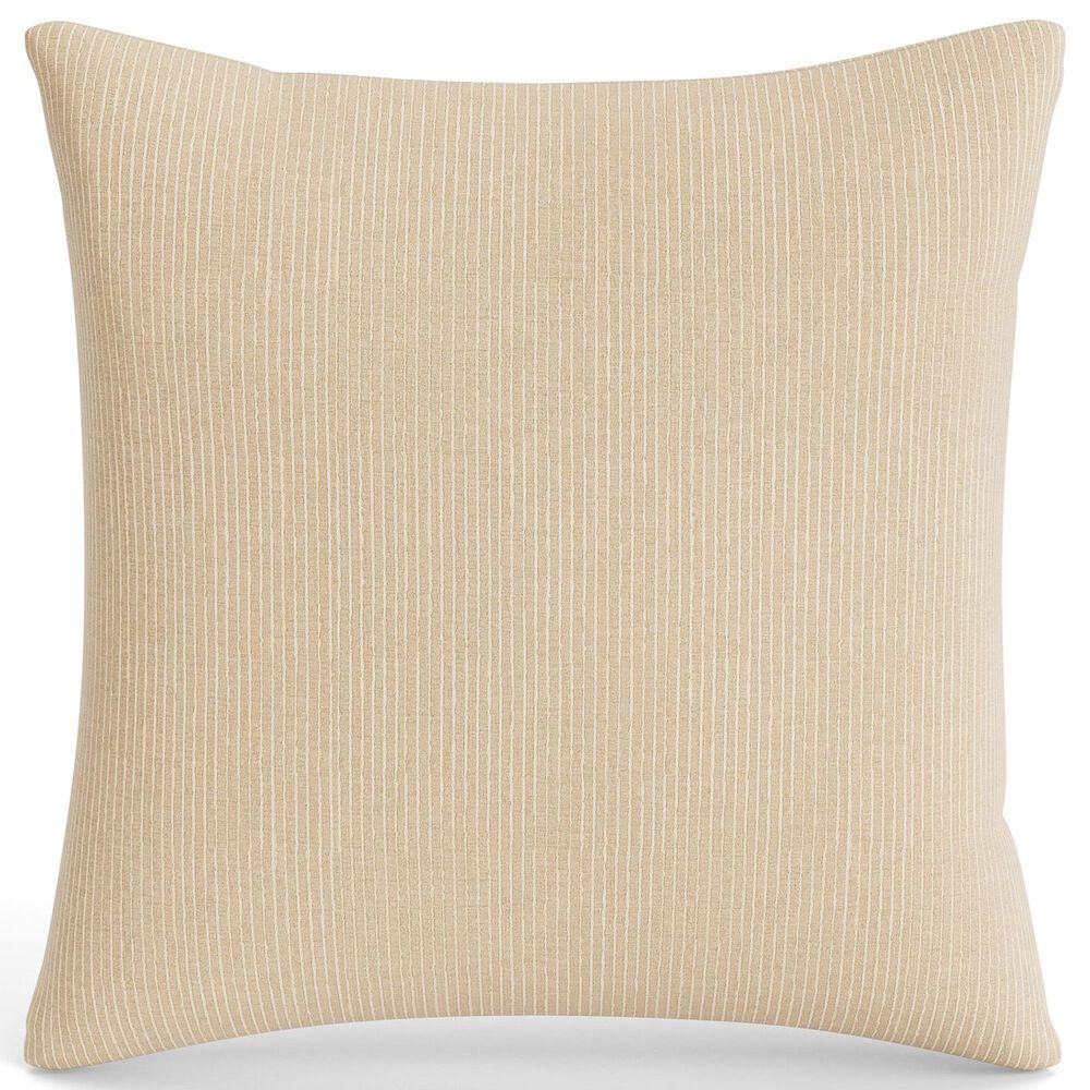 Ann Gish Lamina 22" x 22" Square Throw Pillow in Sand, , large