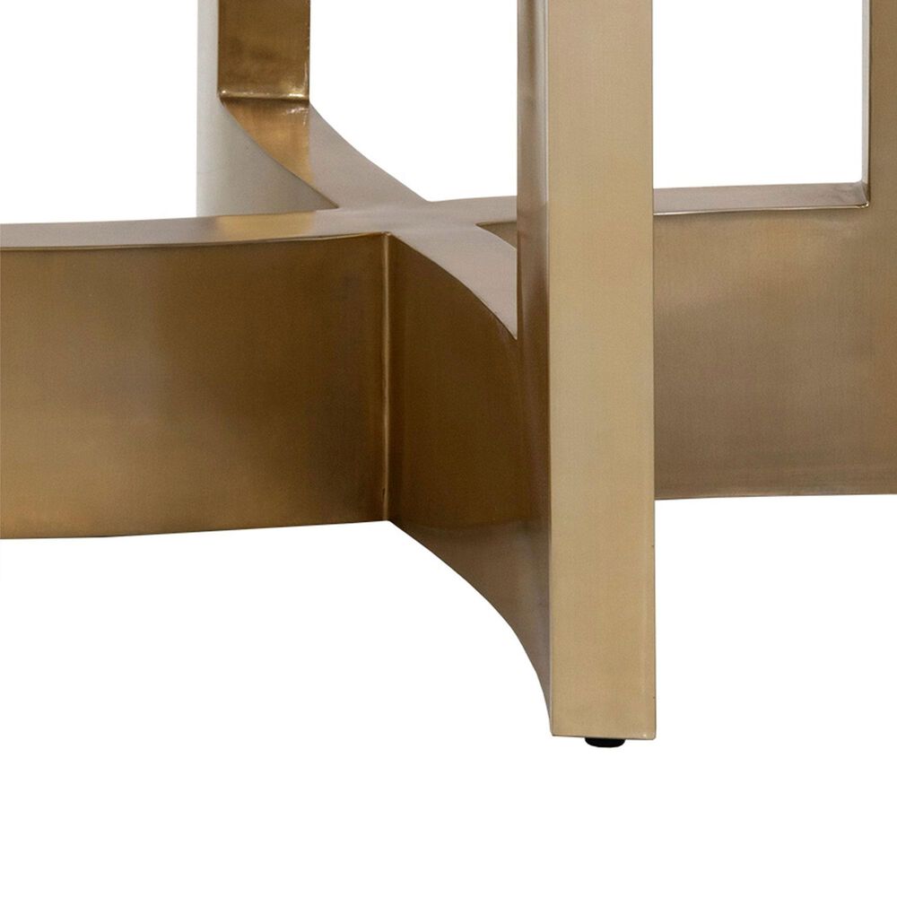 37B Lianne Dining Table in Gold - Table Only, , large