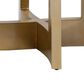 37B Lianne Dining Table in Gold - Table Only, , large