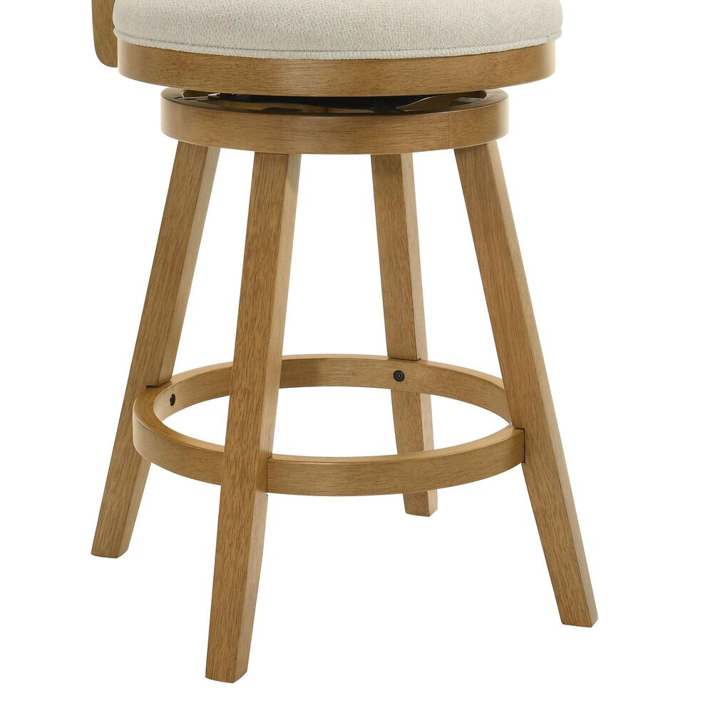 Armen Living Harper 30" Swivel Bar Stool in Amber Glow, , large