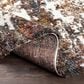 Surya Celestial Shag Teal, Dark Blue, Denim, Burgundy, Dusty Pink, Sage, Deep Teal, Mustard and Cream 7"10" x 10" Area Rug, , large