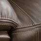 Ashley Dunleith Zero Wall Power Recliner with Power Headrest in Chocolate, , large