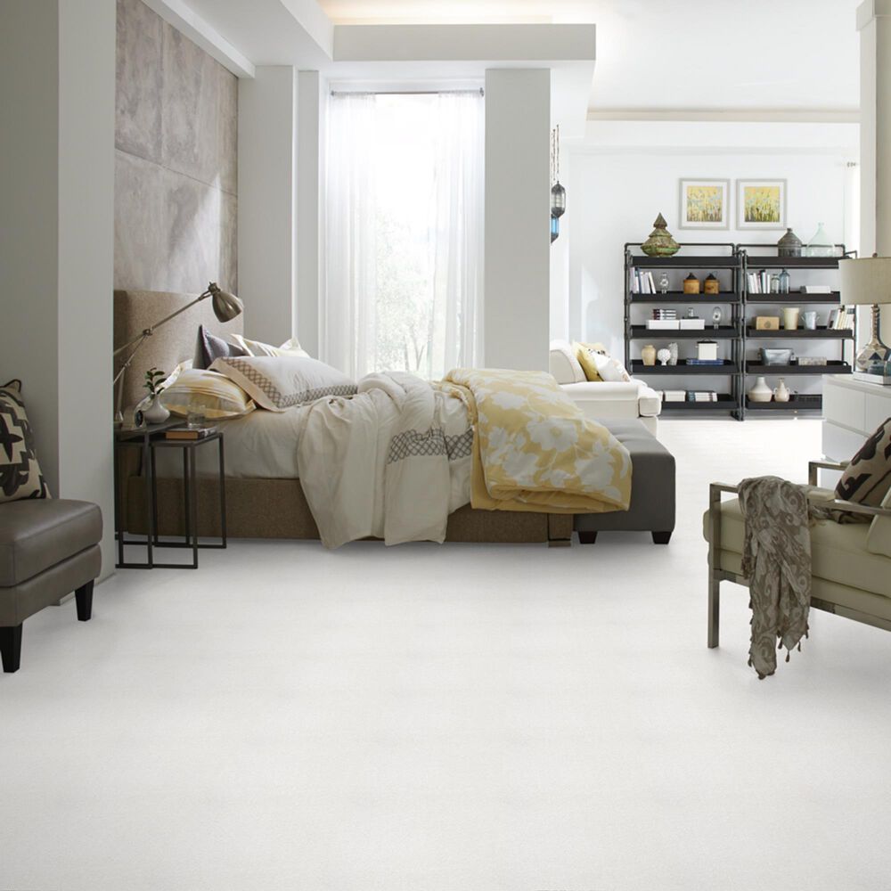 Shaw Foundations Take The Floor Texture II Carpet in White Hot, , large