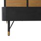 Blue River Saratoga Queen Platform Bed in Black and Natural, , large