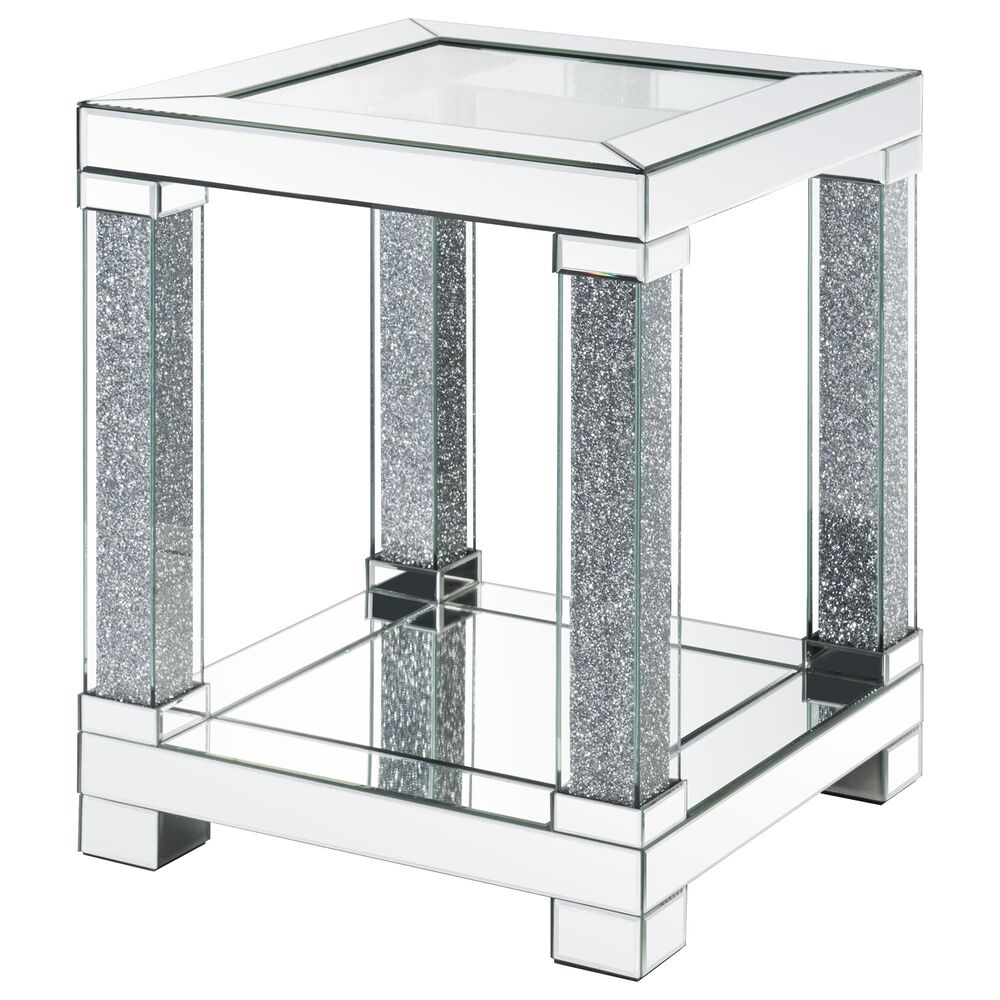 Gunnison Co. Noralie End Table in Mirrored, , large