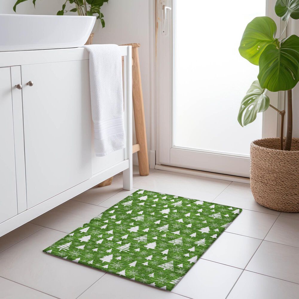 Dalyn Rug Company Wonderland WN23 1&#39;8&quot; x 2&#39;6&quot; Emerald Indoor/Outdoor Area Rug, , large