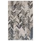 Feizy Micah 6"7" x 9"6" Gray and Silver Area Rug, , large