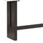 Ashley Burkhaus Sofa Table in White and Dark Brown, , large