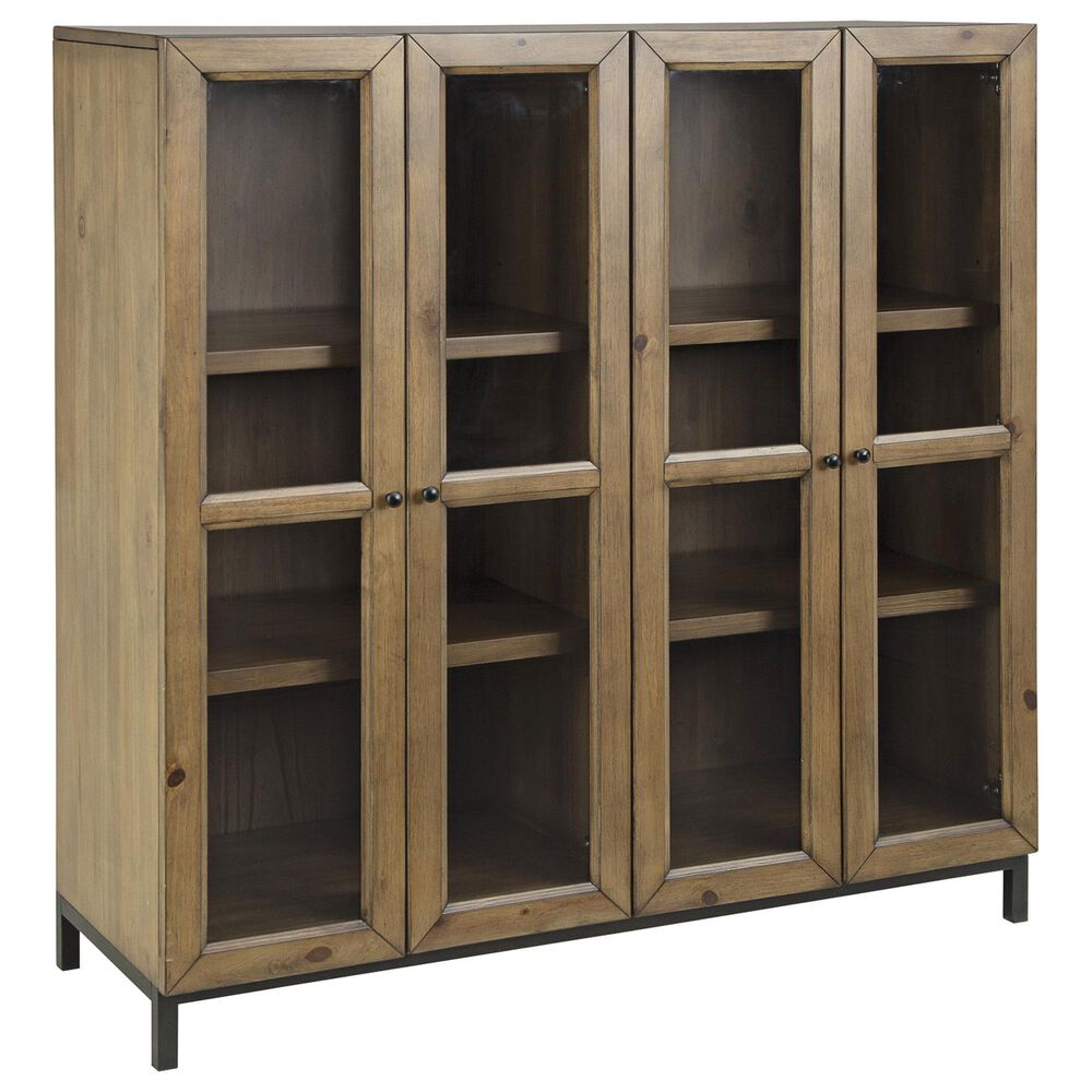 Ashley Wrenridge Accent Cabinet in Gray Brown, , large